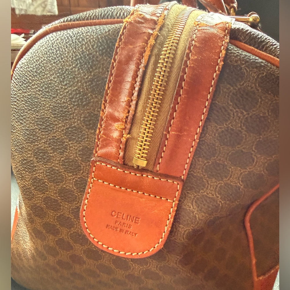 Celine Triomphe Monogram Weekender - Picture 8 of 9